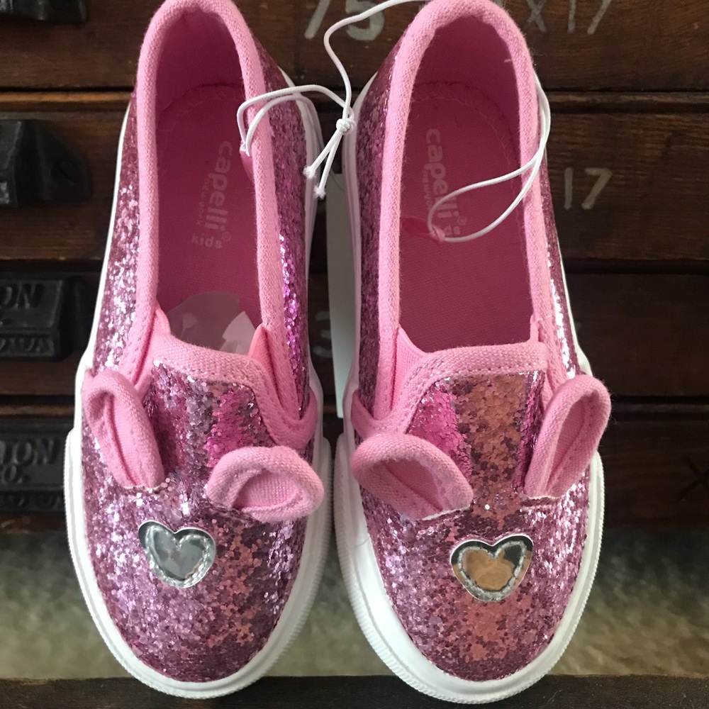Cappelli Kids glitter shoes sz 9 toddler